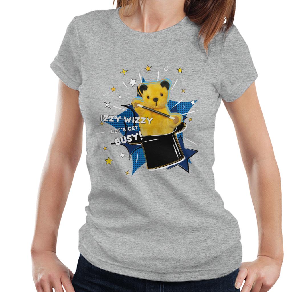 Sooty Top Hat Izzy Wizzy Let's Get Busy Women's T-Shirt-ALL + EVERY