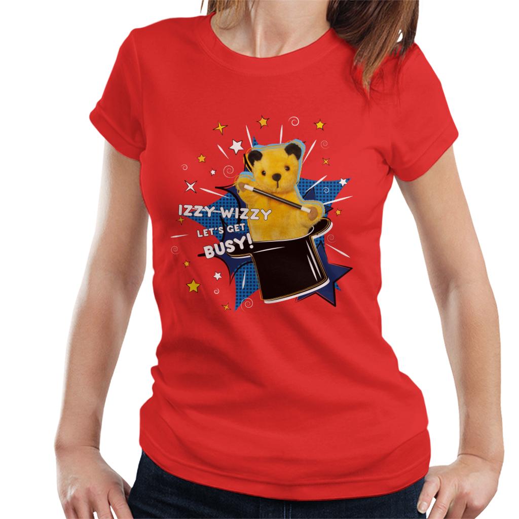 Sooty Top Hat Izzy Wizzy Let's Get Busy Women's T-Shirt-ALL + EVERY