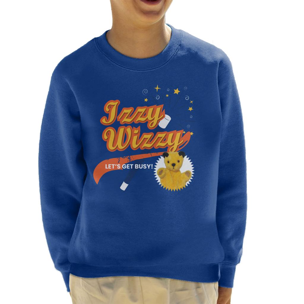 Sooty Magic Wand Izzy Wizzy Let's Get Busy Kid's Sweatshirt-ALL + EVERY