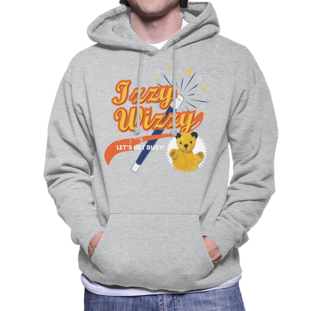 Sooty Magic Wand Izzy Wizzy Let's Get Busy Men's Hooded Sweatshirt-ALL + EVERY