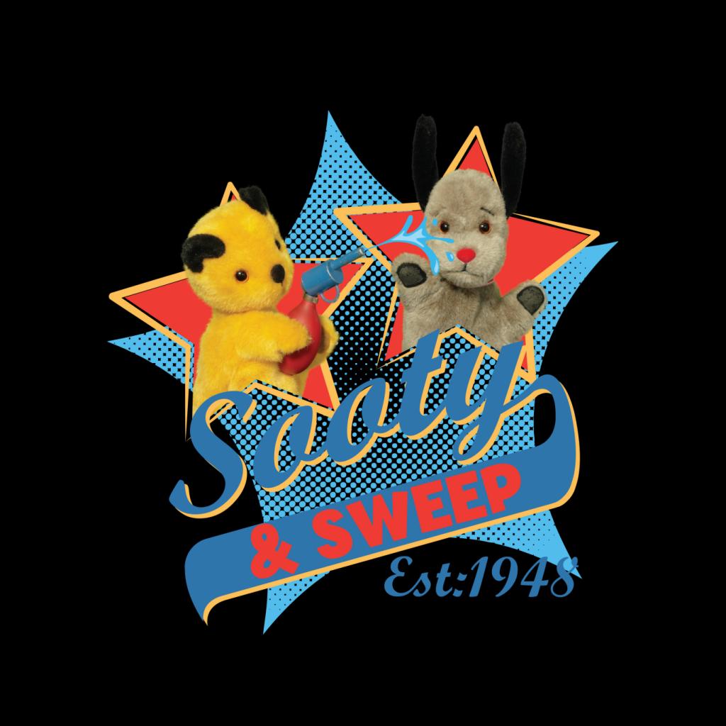 Sooty & Sweep Retro Water Sprayer Kid's T-Shirt-ALL + EVERY