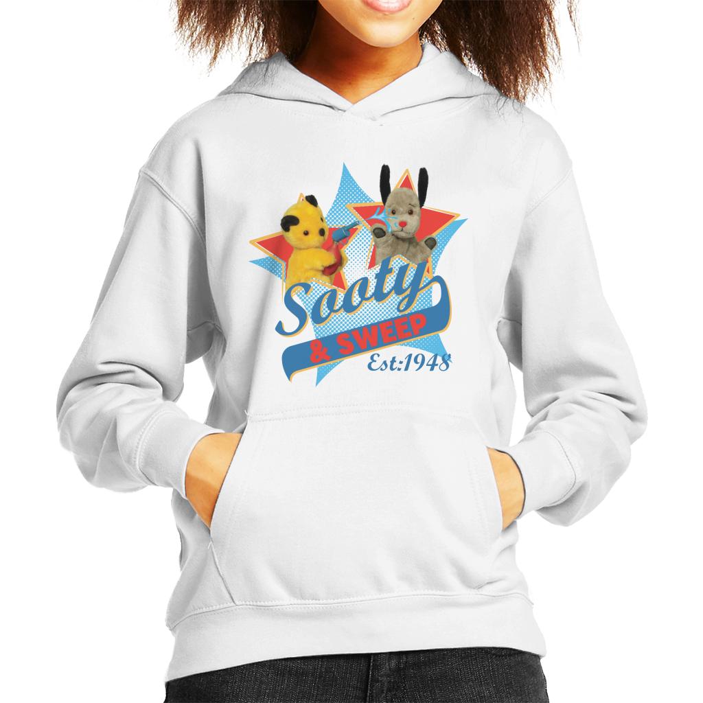 Sooty & Sweep Retro Water Sprayer Kid's Hooded Sweatshirt-ALL + EVERY