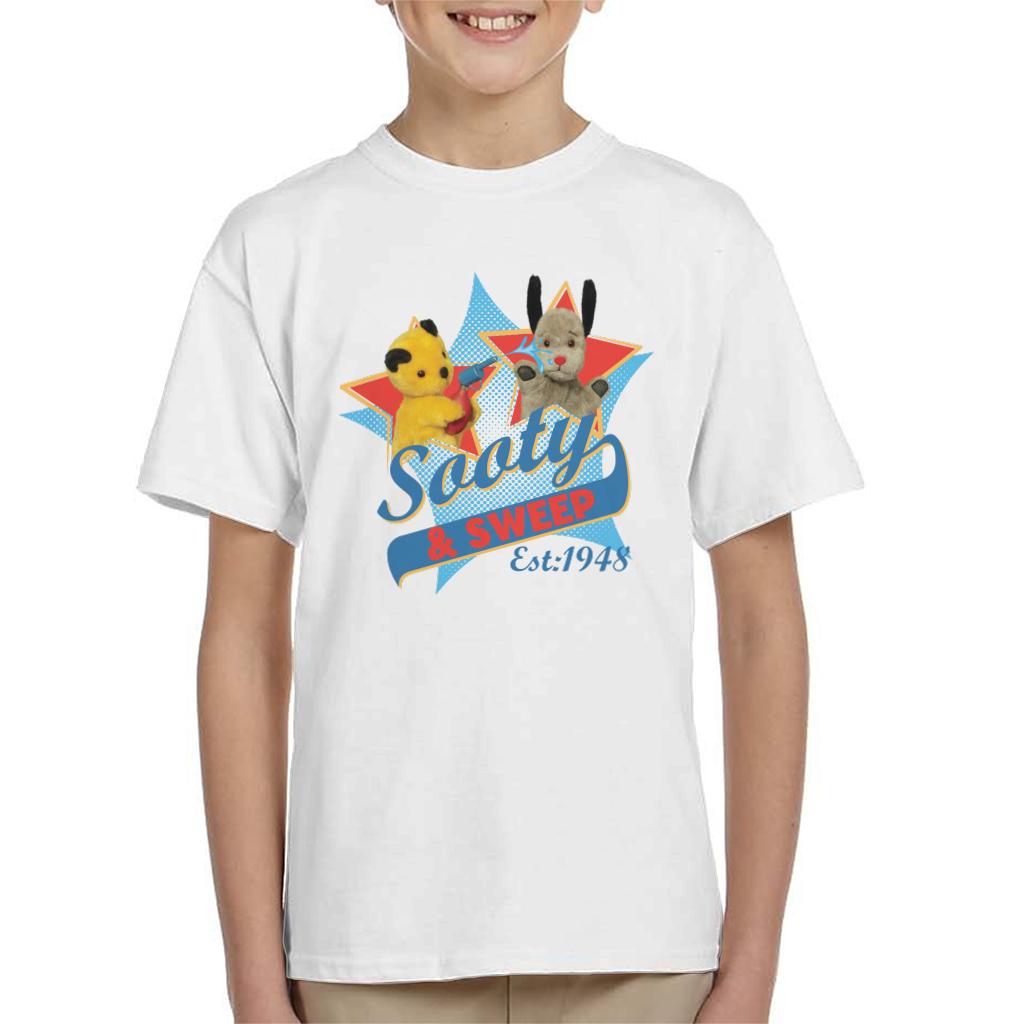 Sooty & Sweep Retro Water Sprayer Kid's T-Shirt-ALL + EVERY