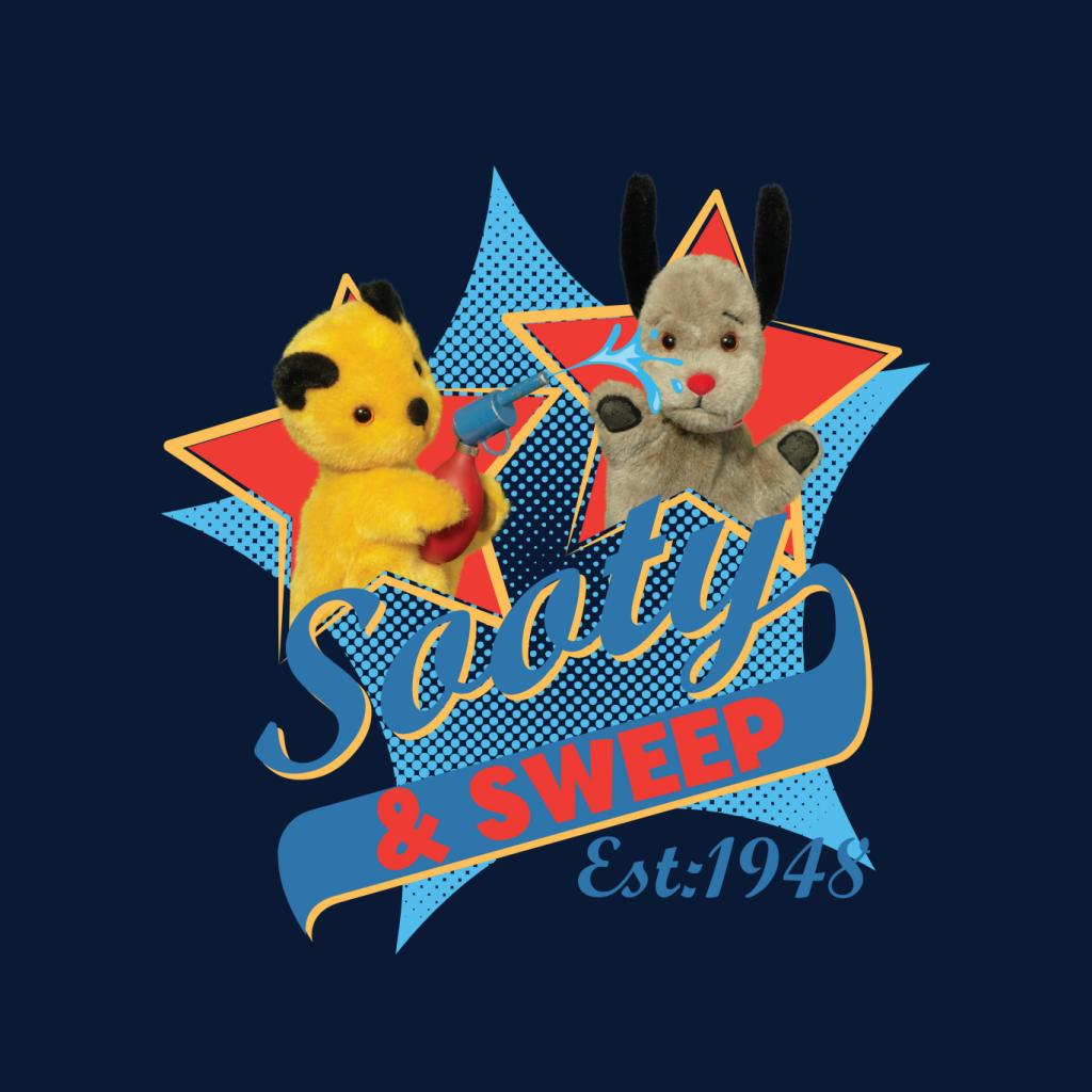 Sooty & Sweep Retro Water Sprayer Kid's T-Shirt-ALL + EVERY