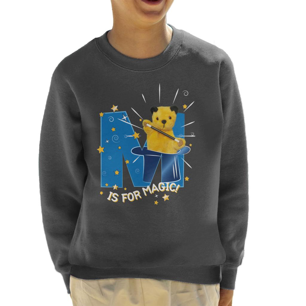 Sooty Top Hat M Is For Magic Kid's Sweatshirt-ALL + EVERY