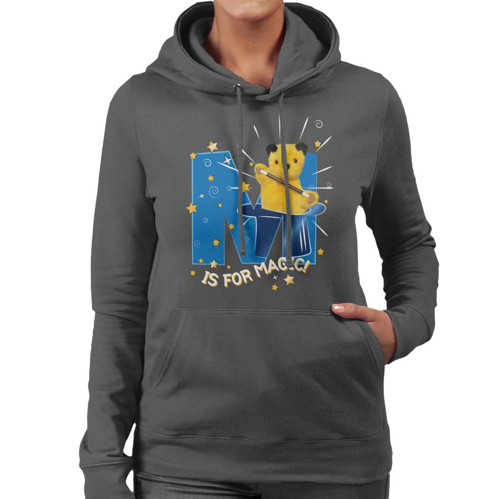 Sooty Top Hat M Is For Magic Women's Hooded Sweatshirt-ALL + EVERY