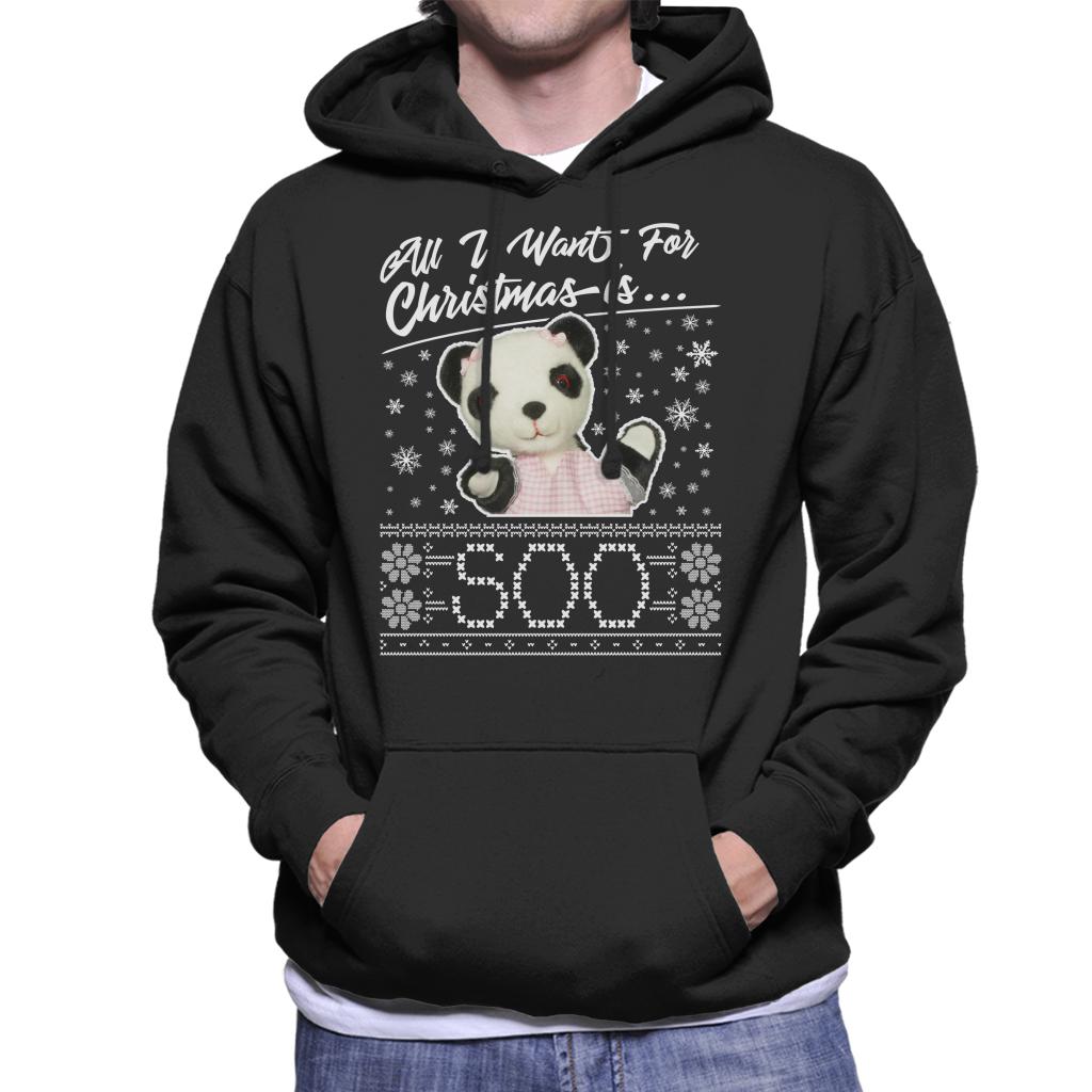 Sooty Christmas All I Want For Christmas Is Soo Men's Hooded Sweatshirt-ALL + EVERY