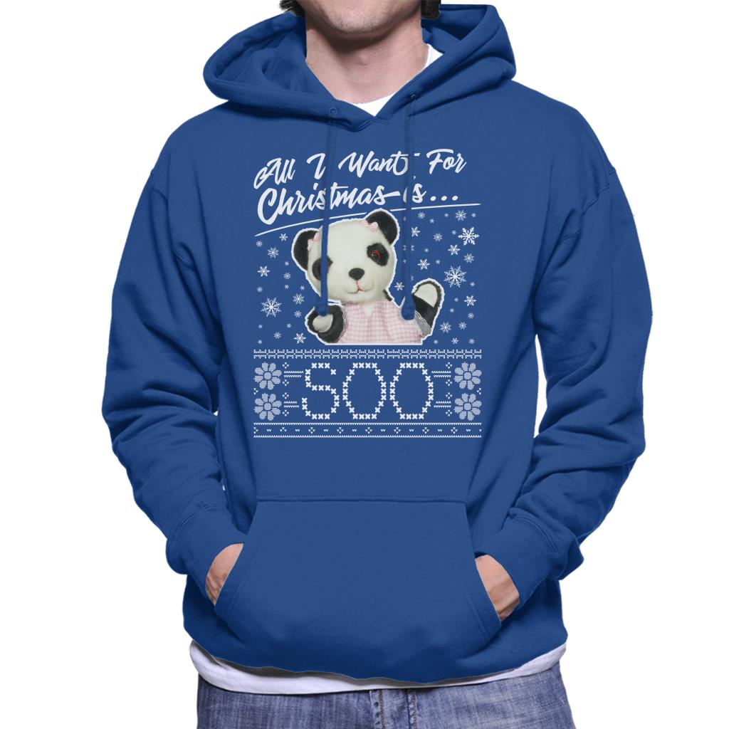 Sooty Christmas All I Want For Christmas Is Soo Men's Hooded Sweatshirt-ALL + EVERY