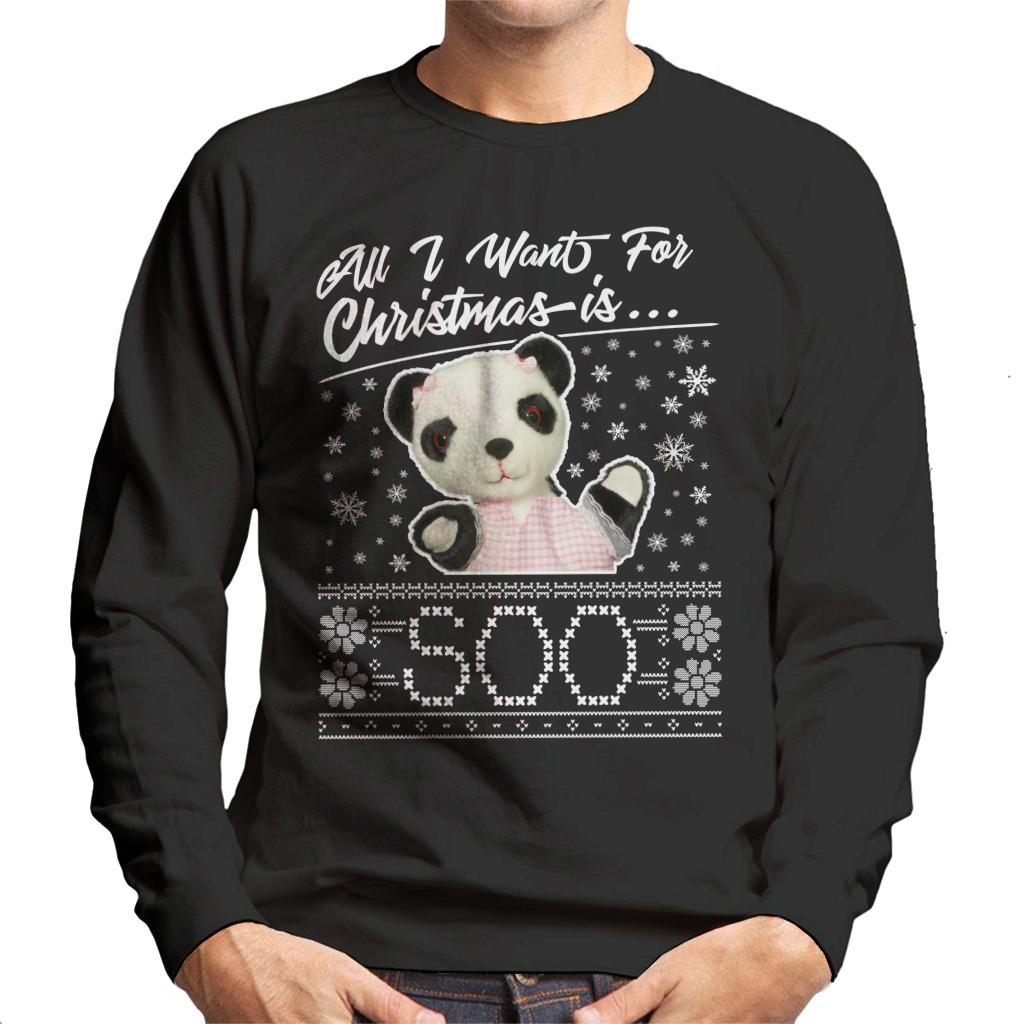 Sooty Christmas All I Want For Christmas Is Soo Men's Sweatshirt-ALL + EVERY