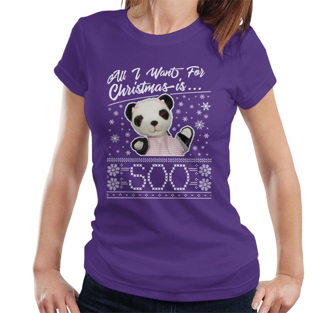 Sooty Christmas All I Want For Christmas Is Soo Women's T-Shirt-ALL + EVERY