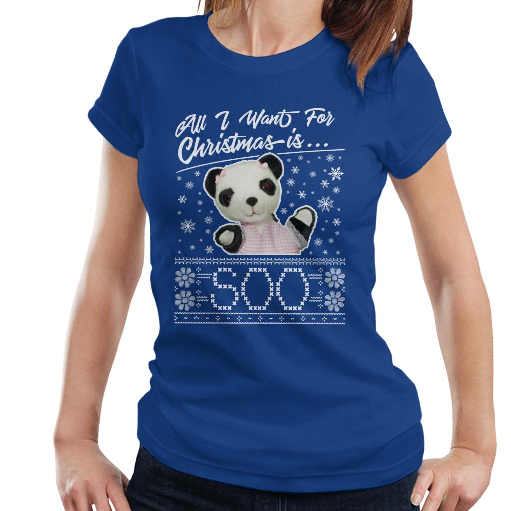 Sooty Christmas All I Want For Christmas Is Soo Women's T-Shirt-ALL + EVERY