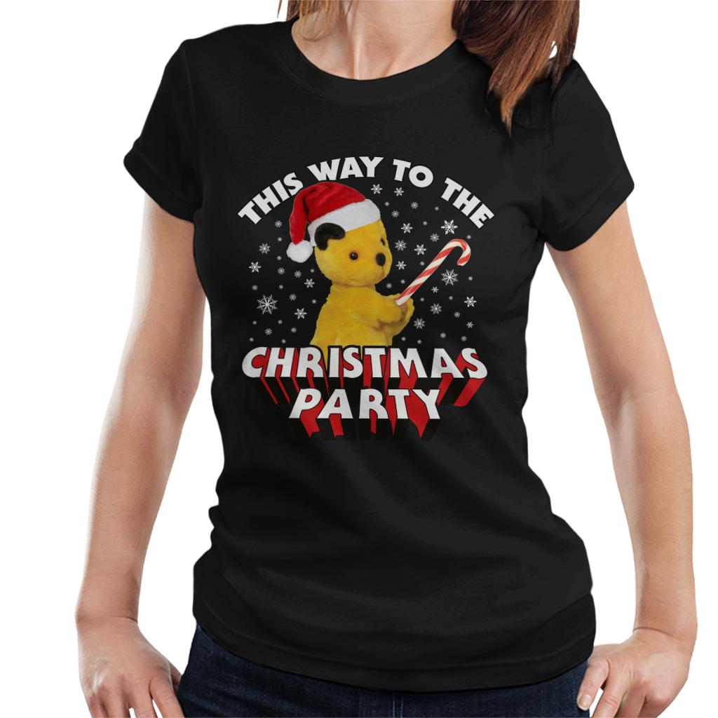 Sooty Christmas This Way To The Christmas Party Women's T-Shirt-ALL + EVERY