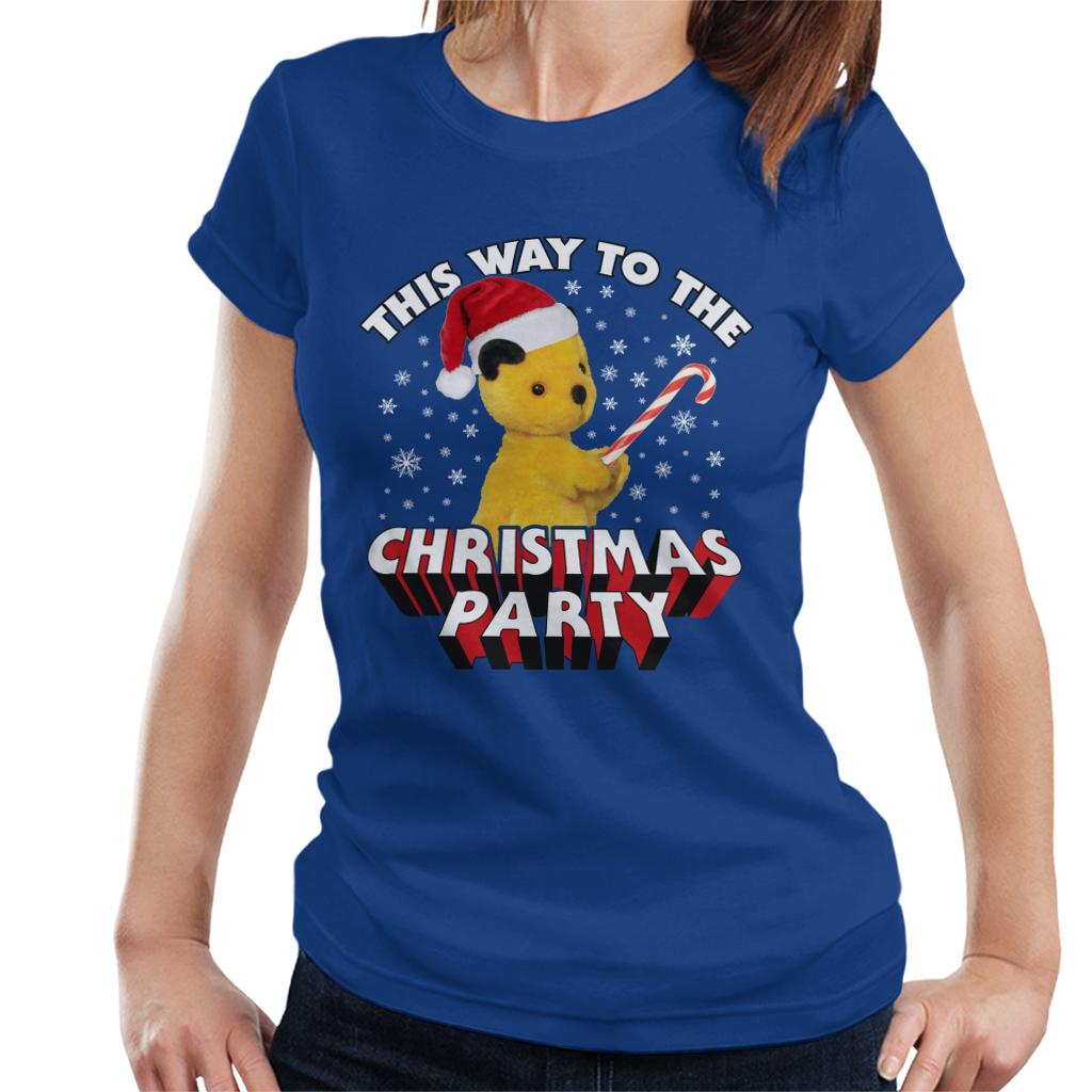 Sooty Christmas This Way To The Christmas Party Women's T-Shirt-ALL + EVERY