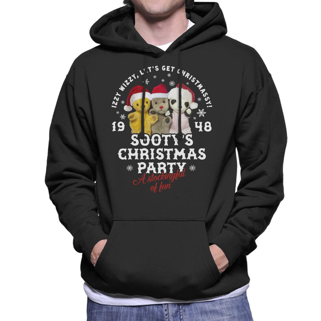 Sooty Christmas A Stockingful Of Fun Men's Hooded Sweatshirt-ALL + EVERY