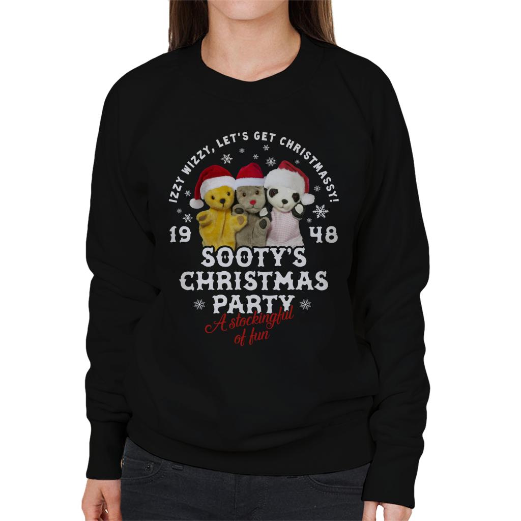 Sooty Christmas A Stockingful Of Fun Women's Sweatshirt-ALL + EVERY