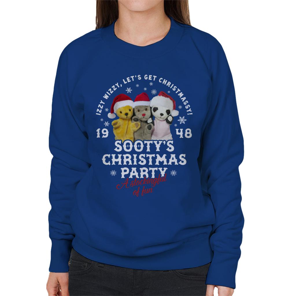 Sooty Christmas A Stockingful Of Fun Women's Sweatshirt-ALL + EVERY