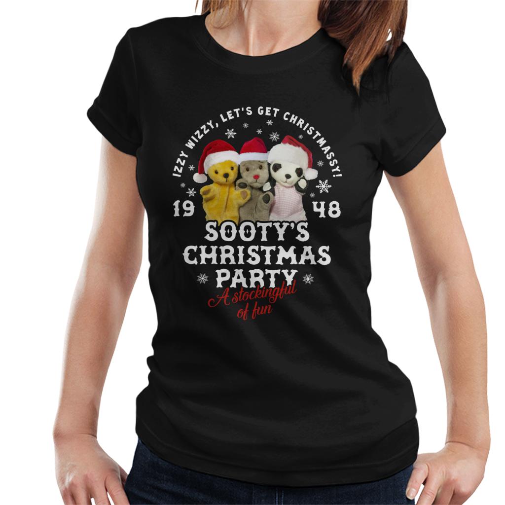 Sooty Christmas A Stockingful Of Fun Women's T-Shirt-ALL + EVERY