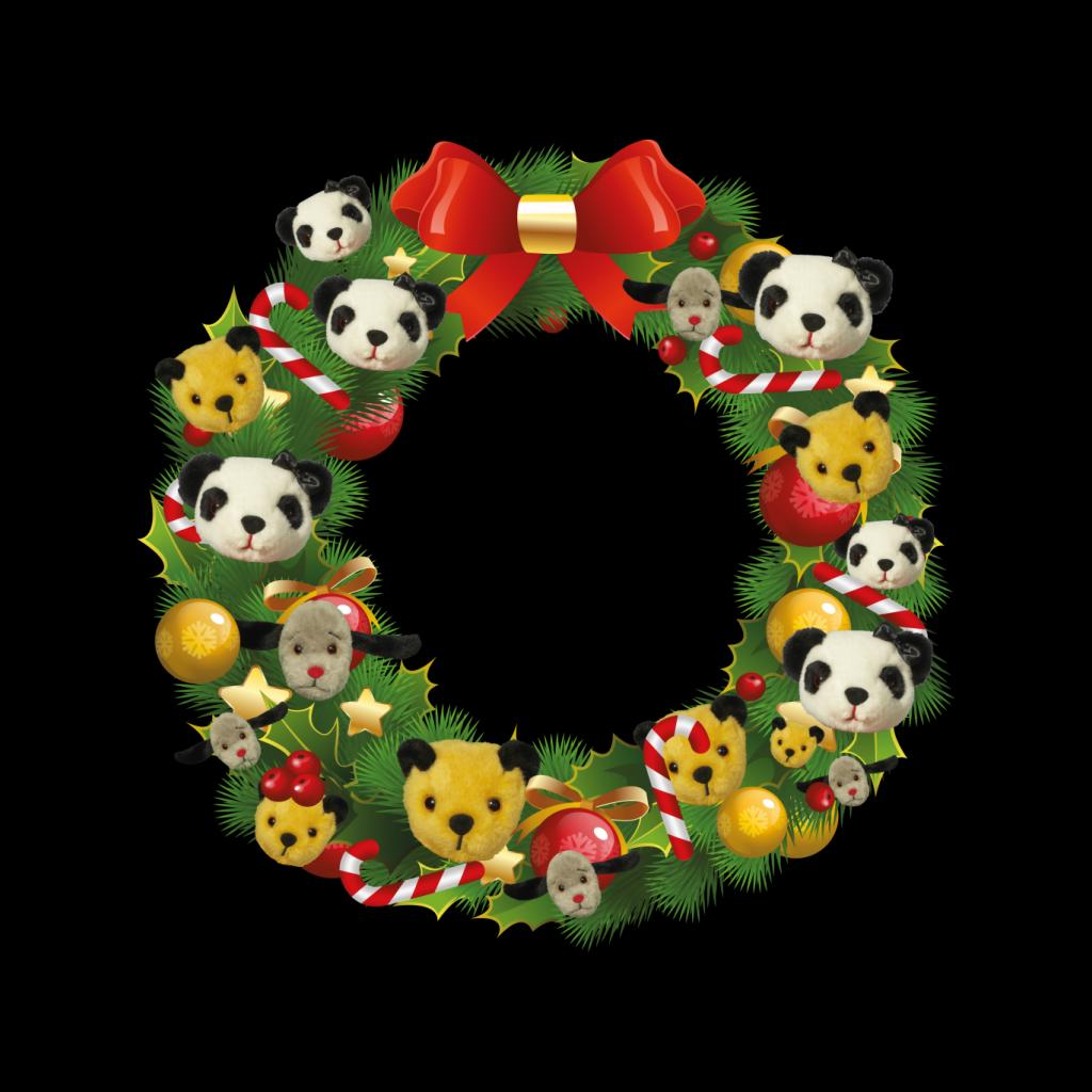 Sooty Christmas Wreath Men's T-Shirt-ALL + EVERY