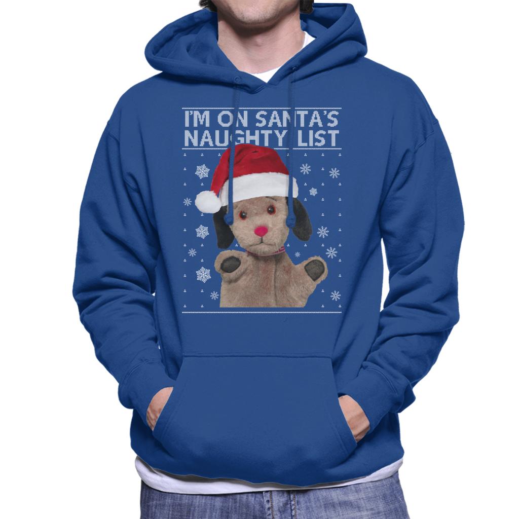 Sooty Christmas Sweep Im On Santas Naughty List Men's Hooded Sweatshirt-ALL + EVERY