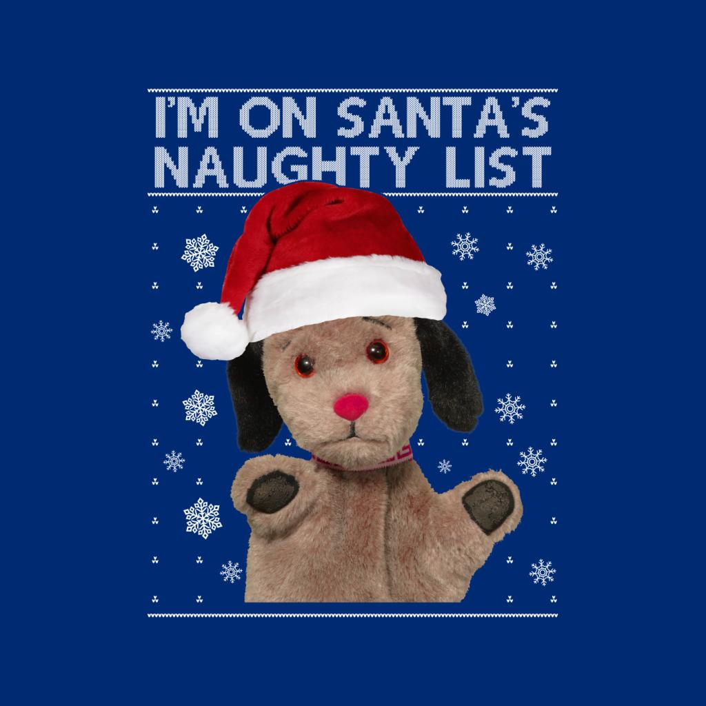 Sooty Christmas Sweep Im On Santas Naughty List Men's T-Shirt-ALL + EVERY