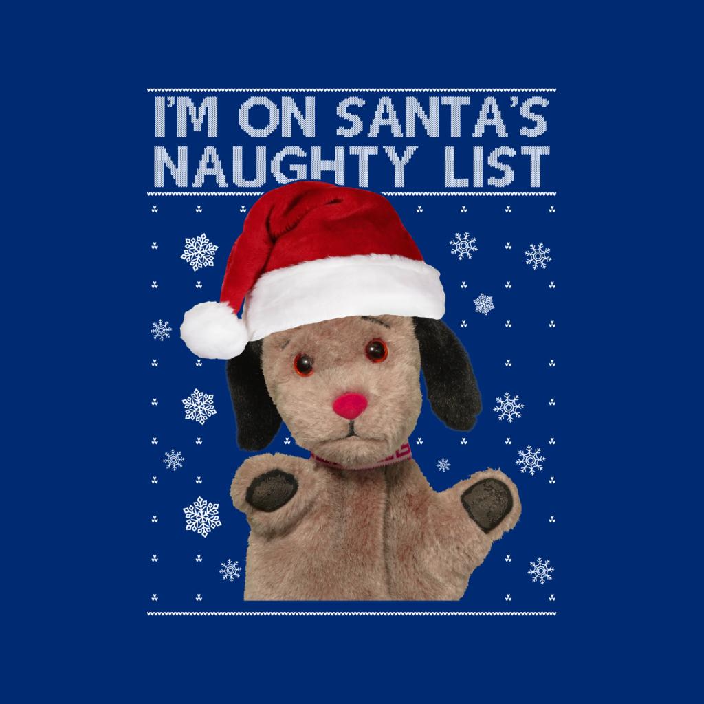 Sooty Christmas Sweep Im On Santas Naughty List Kids Sweatshirt-ALL + EVERY