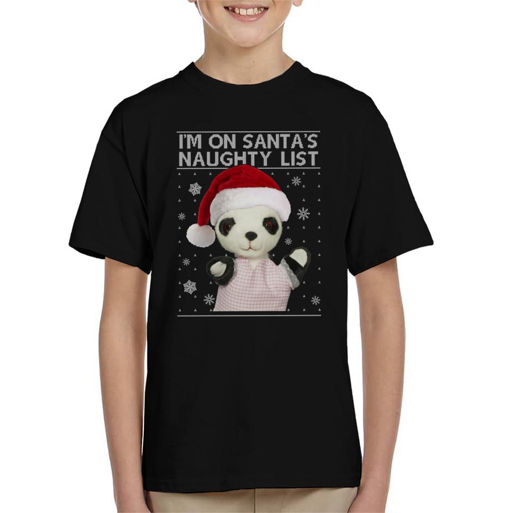 Sooty Christmas Soo Im On Santas Naughty List Kids T-Shirt-ALL + EVERY