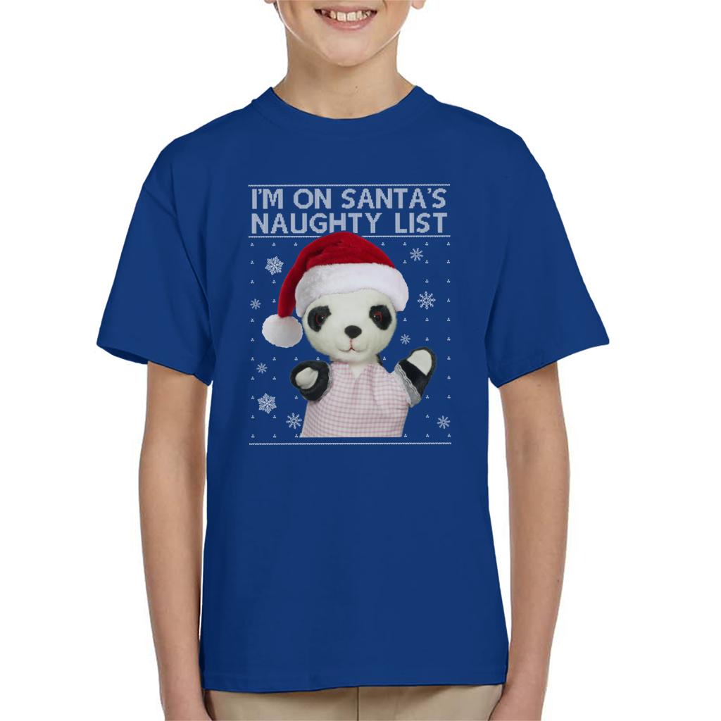 Sooty Christmas Soo Im On Santas Naughty List Kids T-Shirt-ALL + EVERY