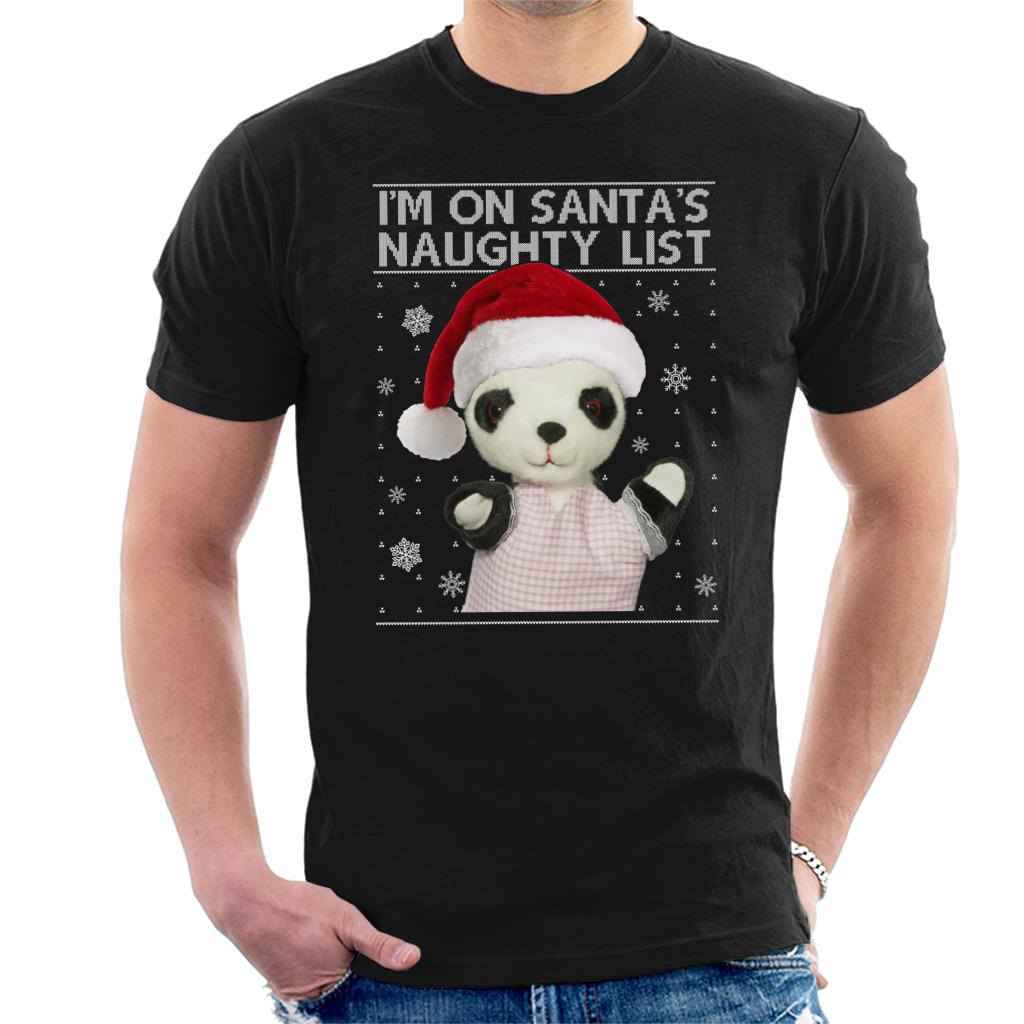 Sooty Christmas Soo Im On Santas Naughty List Men's T-Shirt-ALL + EVERY