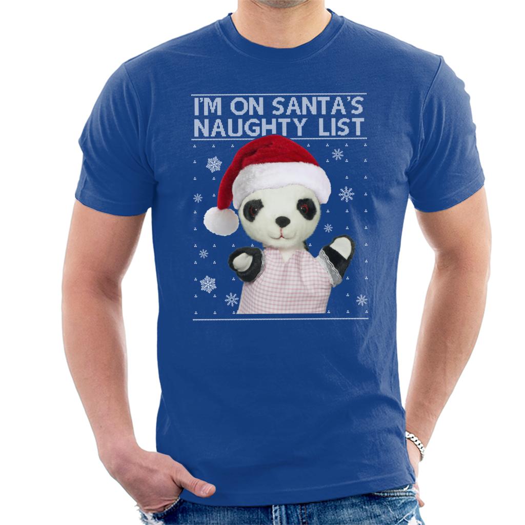 Sooty Christmas Soo Im On Santas Naughty List Men's T-Shirt-ALL + EVERY