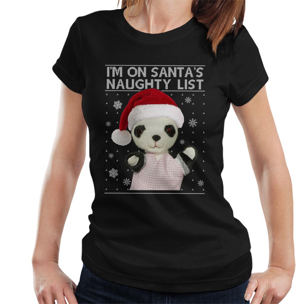 Sooty Christmas Soo Im On Santas Naughty List Women's T-Shirt-ALL + EVERY