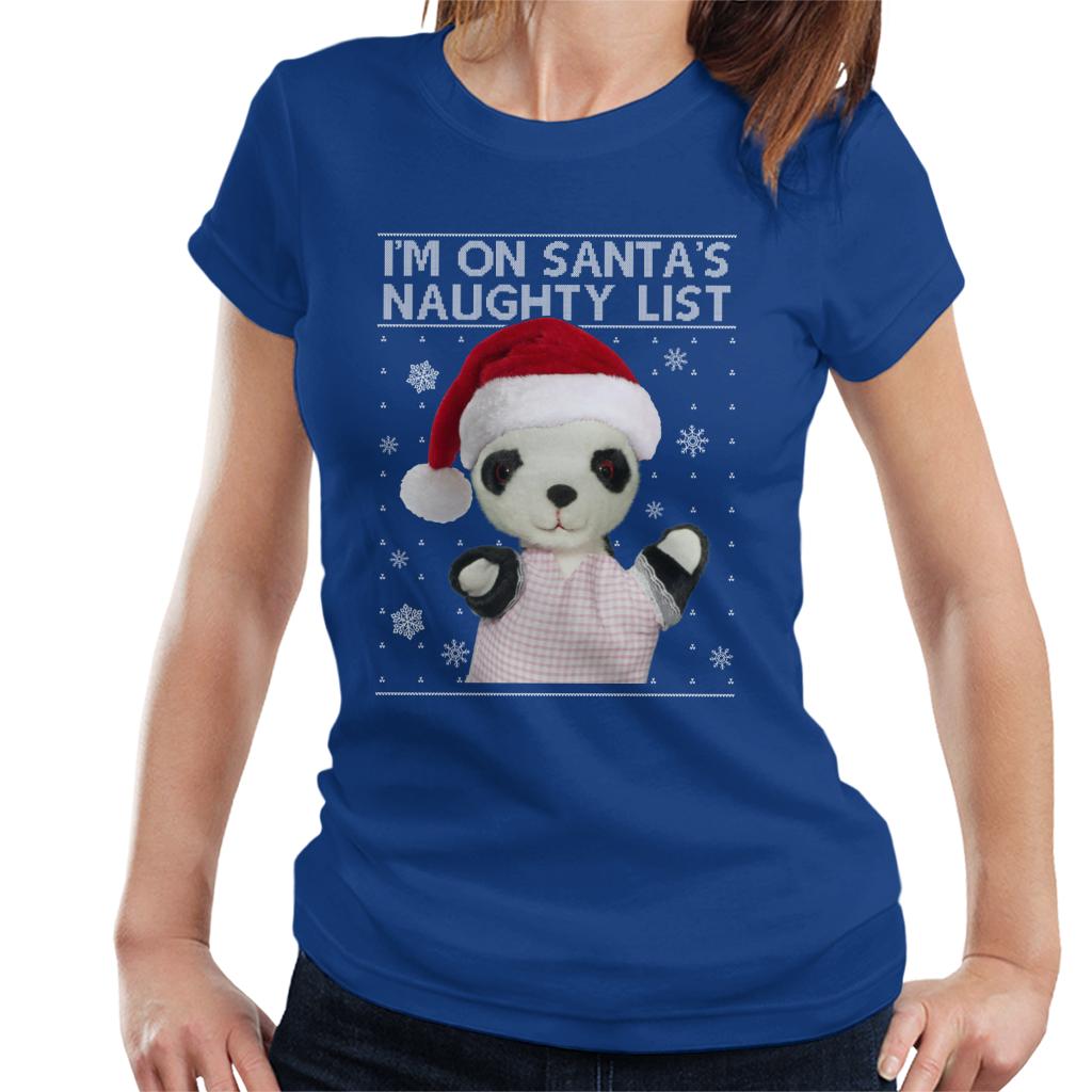 Sooty Christmas Soo Im On Santas Naughty List Women's T-Shirt-ALL + EVERY