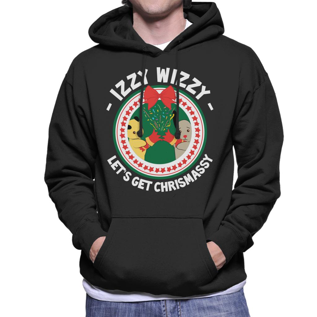 Sooty Christmas Izzy Wizzy Lets Get Chrismassy Men's Hooded Sweatshirt-ALL + EVERY