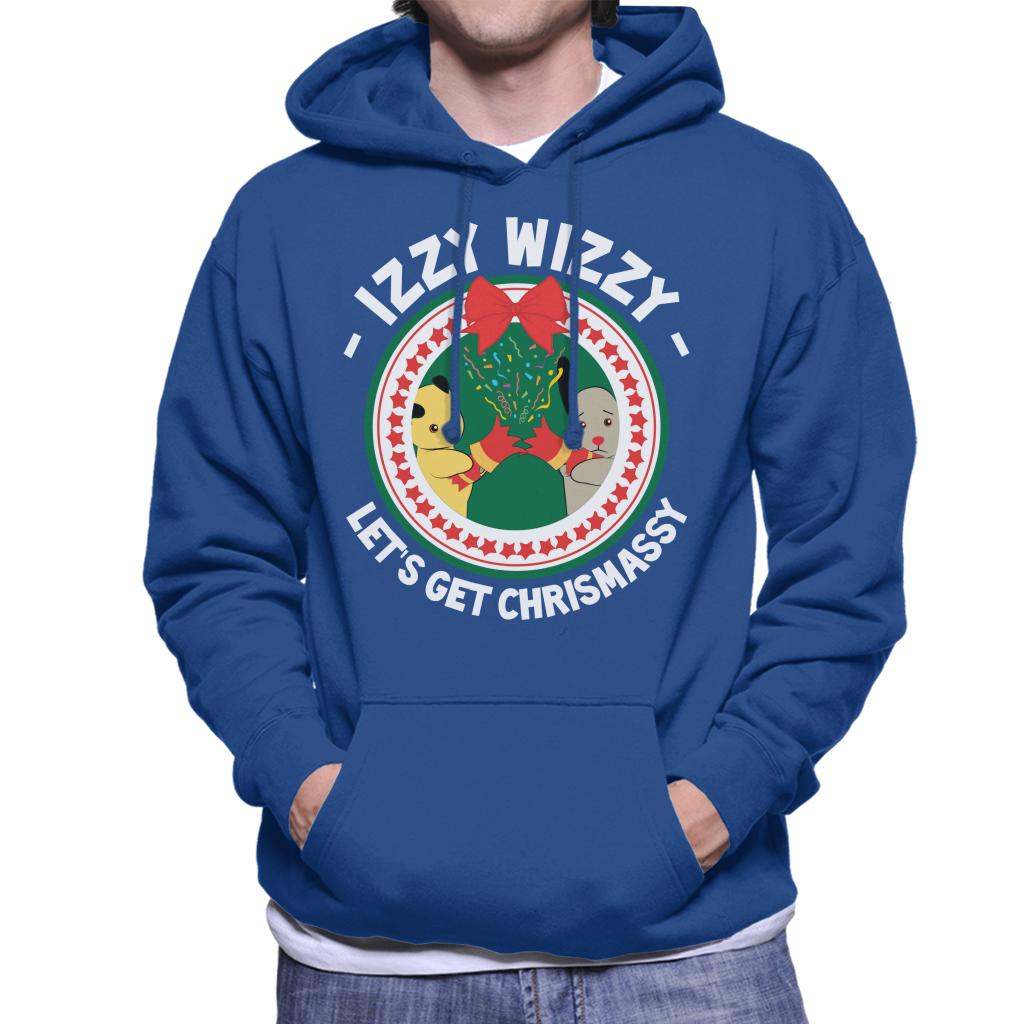 Sooty Christmas Izzy Wizzy Lets Get Chrismassy Men's Hooded Sweatshirt-ALL + EVERY