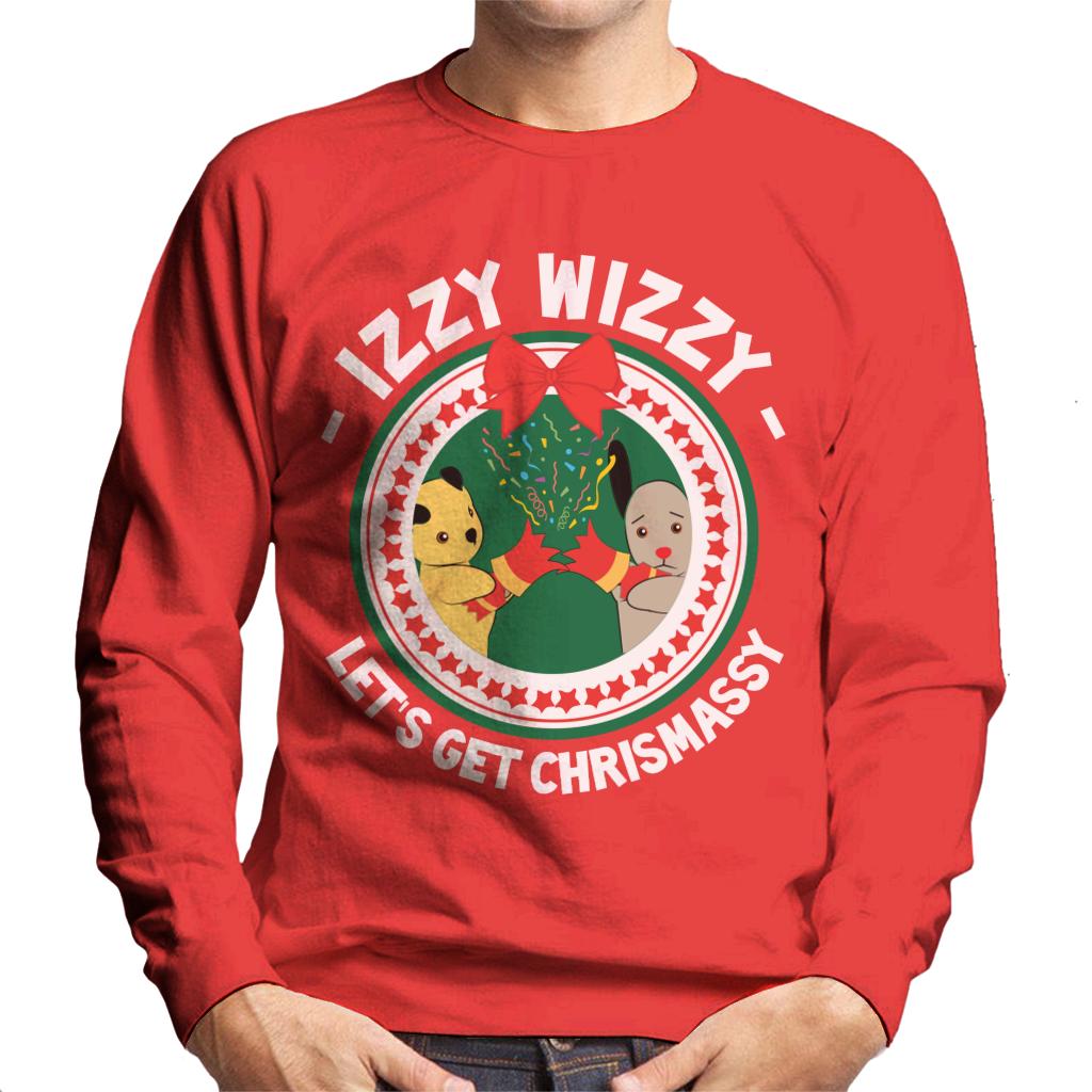 Sooty Christmas Izzy Wizzy Lets Get Chrismassy Men's Sweatshirt-ALL + EVERY