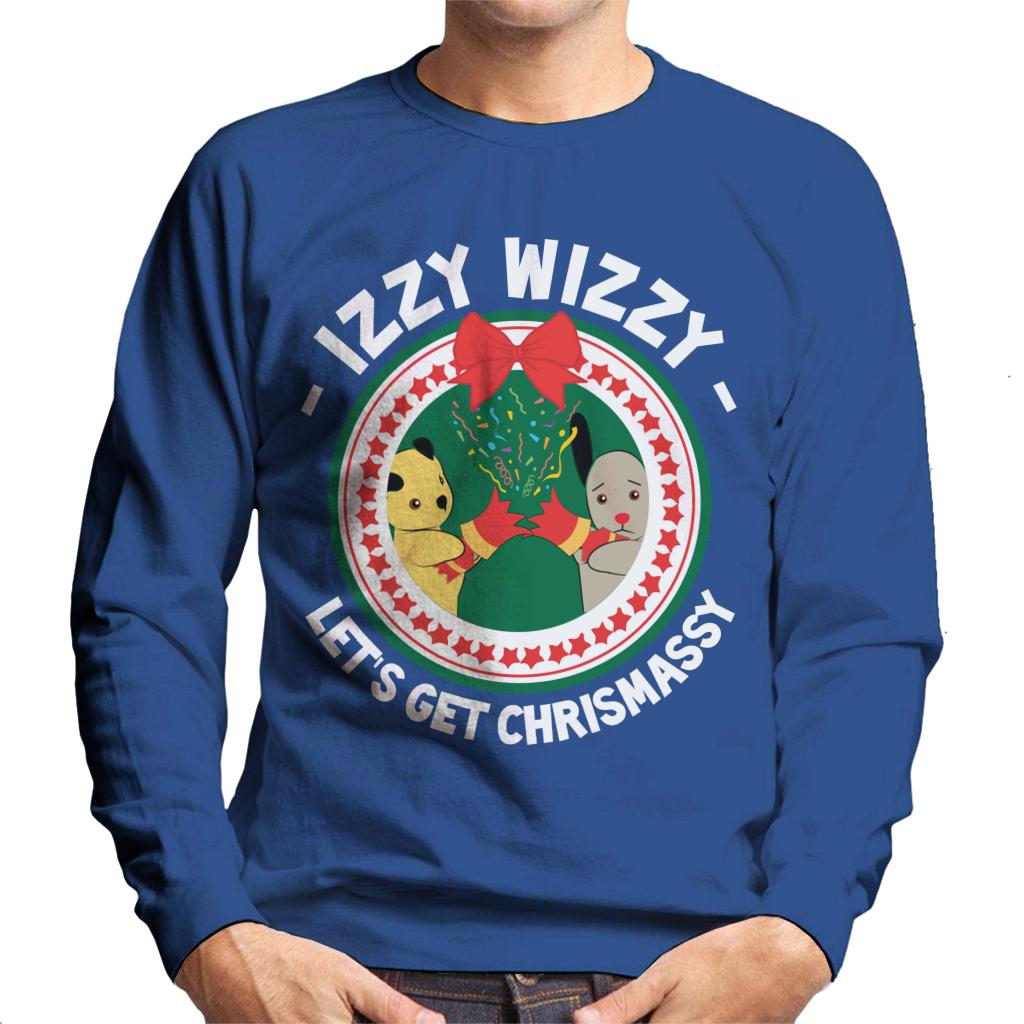 Sooty Christmas Izzy Wizzy Lets Get Chrismassy Men's Sweatshirt-ALL + EVERY