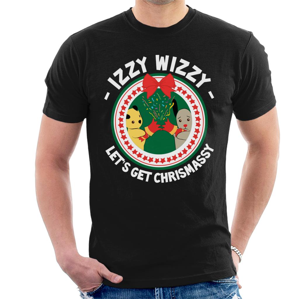 Sooty Christmas Izzy Wizzy Lets Get Chrismassy Men's T-Shirt-ALL + EVERY