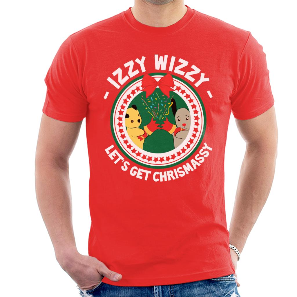 Sooty Christmas Izzy Wizzy Lets Get Chrismassy Men's T-Shirt-ALL + EVERY