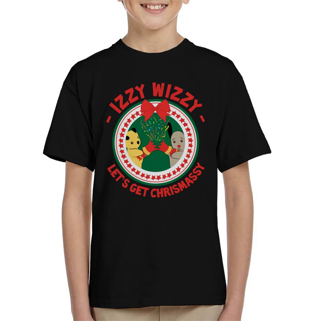 Sooty Christmas Lets Get Chrismassy Kids T-Shirt-ALL + EVERY