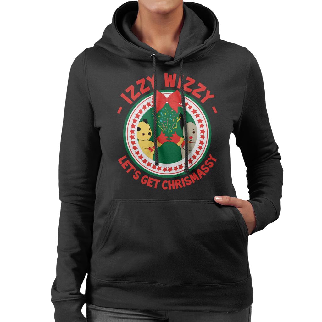 Sooty Christmas Lets Get Chrismassy Women's Hooded Sweatshirt-ALL + EVERY