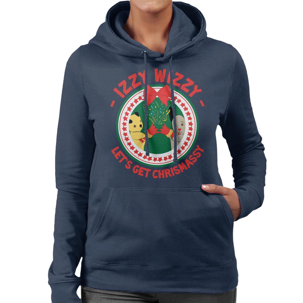 Sooty Christmas Lets Get Chrismassy Women's Hooded Sweatshirt-ALL + EVERY