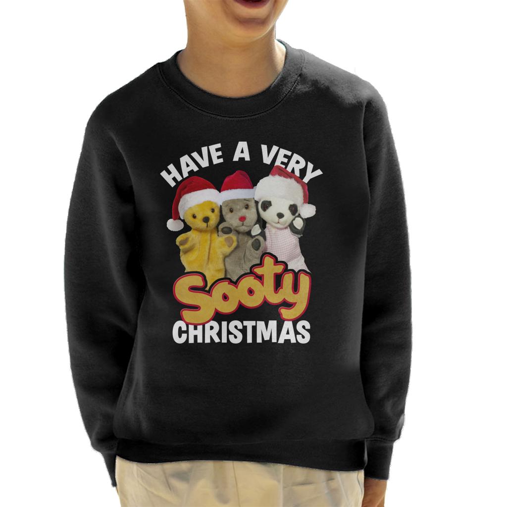 Sooty Christmas Have A Very Sooty Christmas Kids Sweatshirt-ALL + EVERY