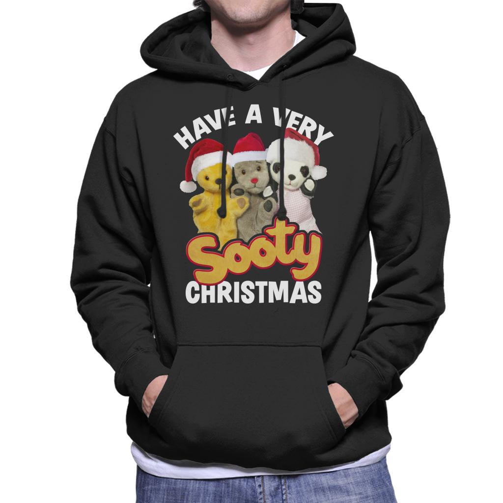 Sooty Christmas Have A Very Sooty Christmas Men's Hooded Sweatshirt-ALL + EVERY