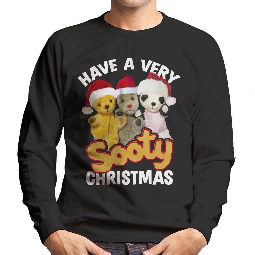 Sooty Christmas Have A Very Sooty Christmas Men's Sweatshirt-ALL + EVERY