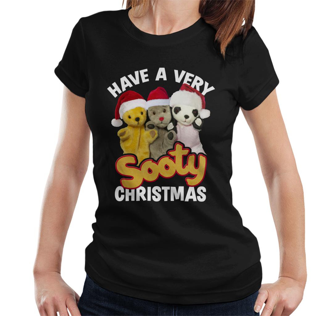 Sooty Christmas Have A Very Sooty Christmas Women's T-Shirt-ALL + EVERY