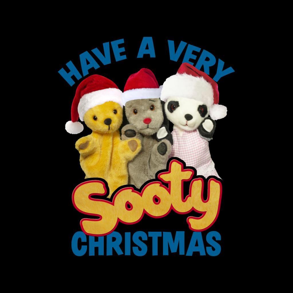 Sooty Christmas Have A Very Sooty Christmas Blue Text Women's Sweatshirt-ALL + EVERY