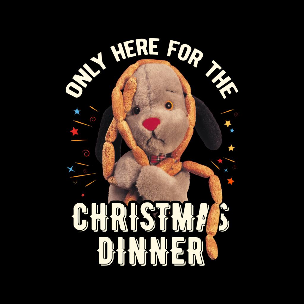 Sooty Christmas Sweep Only Here For The Christmas Dinner Men's T-Shirt-ALL + EVERY