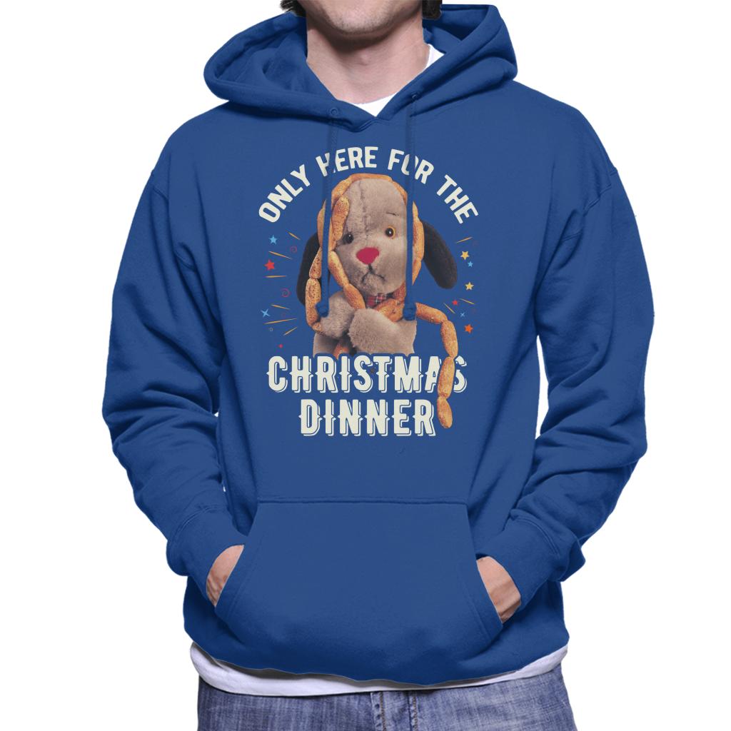 Sooty Christmas Sweep Only Here For The Christmas Dinner Men's Hooded Sweatshirt-ALL + EVERY