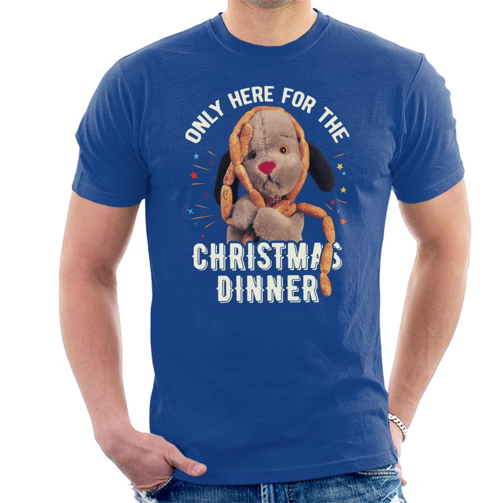 Sooty Christmas Sweep Only Here For The Christmas Dinner Men's T-Shirt-ALL + EVERY