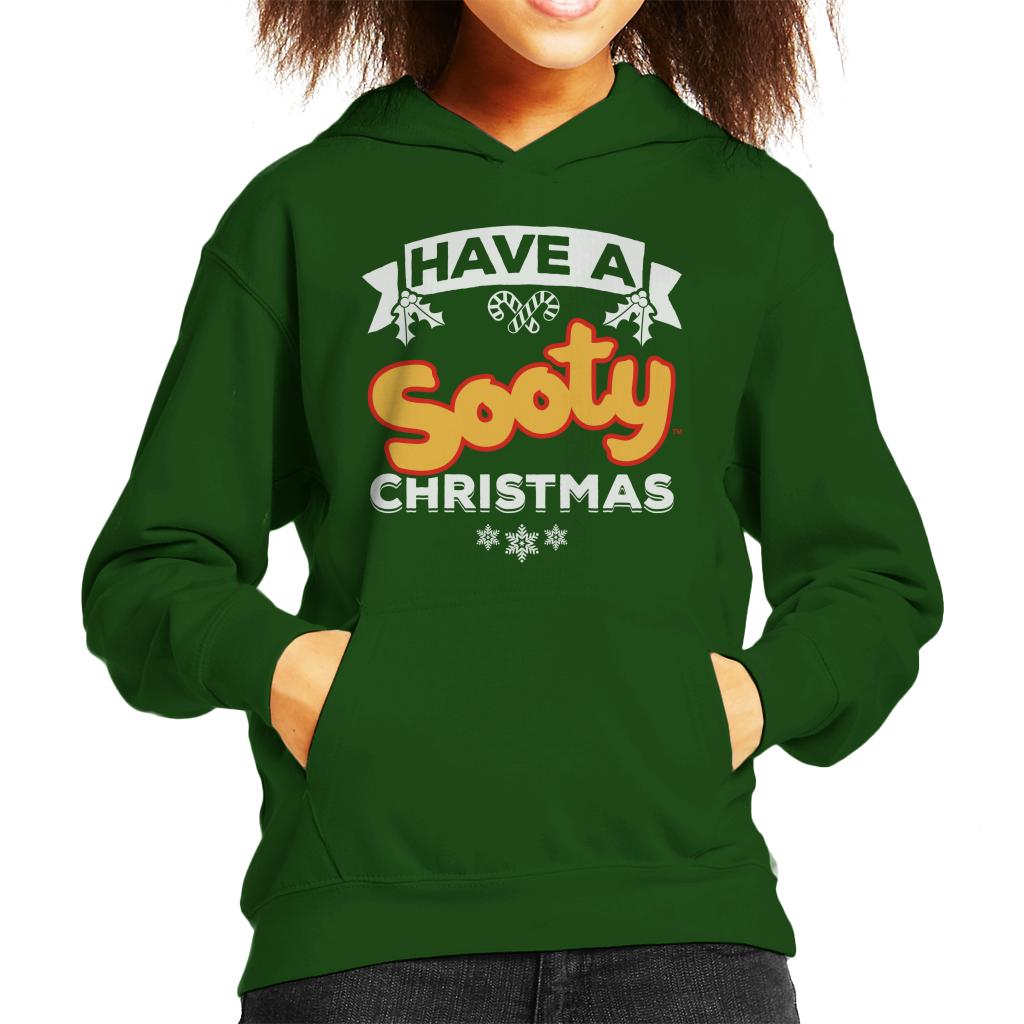 Sooty Christmas Have A Sooty Christmas Kids Hooded Sweatshirt-ALL + EVERY