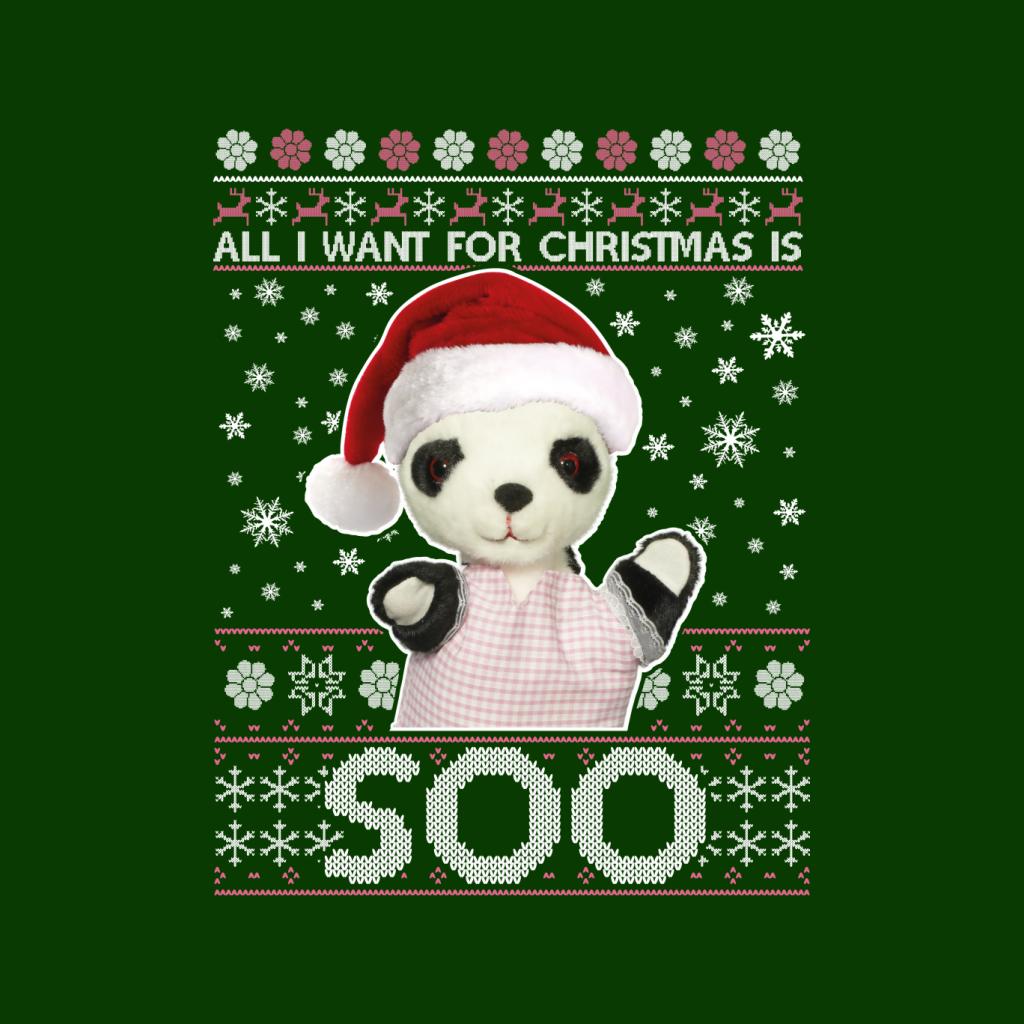 Sooty Christmas Festive Hat All I Want For Christmas Is Soo Kids Sweatshirt-ALL + EVERY